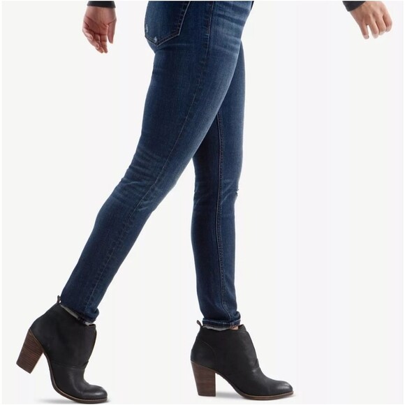 Lucky Brand Ellhen Booties Women's Size 8.5 Black Leather Ankle Boots Slip On - Picture 12 of 12